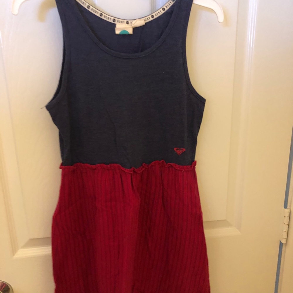 Roxy Blue and magenta dress